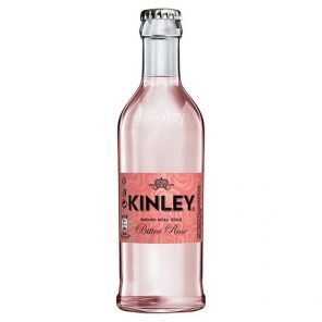 Kinley Bitter rose 24x0,33 l sklo