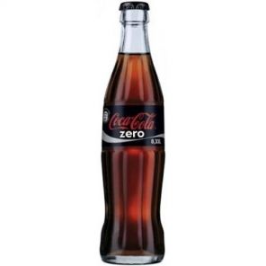 Coca cola zero sklo 24x0,33l